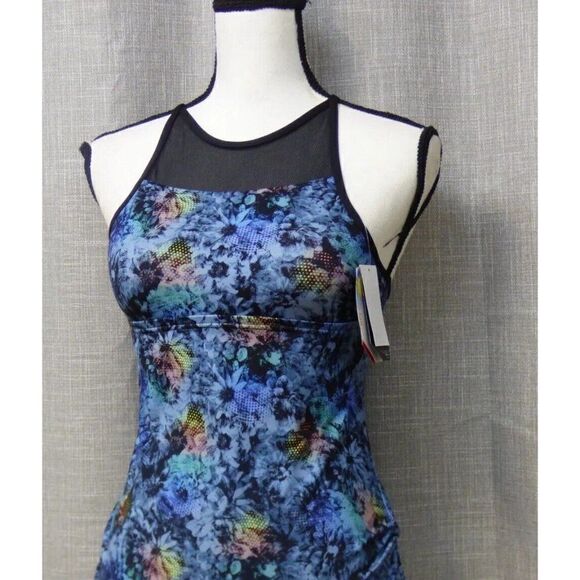 $49.99 TYR WOMEN'S BOTANICA TESSA TANK, Black/Multi, XS (0/2) - Picture 3 of 10
